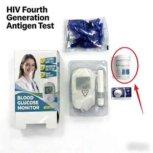 HIV 4세대 항원 항체 신속 진단 키트 CE ISO 인증 자가진단 전체 혈액 원스텝 OEM/ODM IVD 고정확도 - Product Image 1