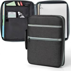 Carpeta Archivadora de Oficina BSCI con Muestra Gratuita, Carpeta con Cierre y Asa con Capacidad para 500 Hojas, Carpeta de 3 Anillos y 2 Pulgadas con Cierre - Product Image 5