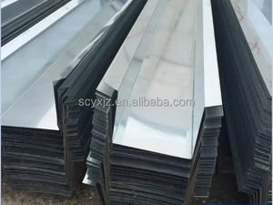 Gouttière en acier inoxydable en forme <span class=keywords><strong>de</strong></span> U Structure en acier inoxydable 304 Tranchée <span class=keywords><strong>de</strong></span> drainage <span class=keywords><strong>de</strong></span> cour avec auvent pour protéger la maison - Product Image 6