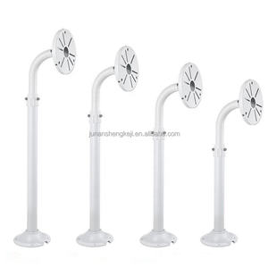 L Loại cánh tay dài An Ninh Dome Khung máy ảnh Hợp kim nhôm Kính thiên văn dọc tường trần đứng cho <span class=keywords><strong>CCTV</strong></span> - Product Image 1