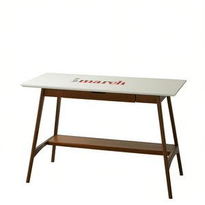 Scrivania Parker con Superficie in Legno, Design Moderno, Arredamento per Ufficio Domestico - Product Image 1