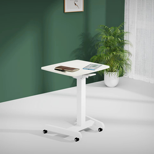 Escritorio de ordenador plegable ajustable en altura de alta calidad con marco de acero móvil para uso escolar y hotelero - Product Image 1