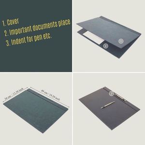 8-Piece PU Leather Desk Set Office Organizer and Accessories with Desk Pad and <b>Name</b> <b>Tag</b> - Product Image 6