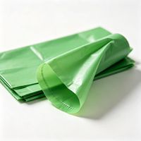 Sacs à déjections canines biodégradables en plastique noir, vert et jaune avec poignée, personnalisables avec logo, pour chiens et animaux de compagnie - Vente en gros