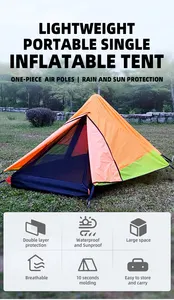Vuur Konijn Draagbare Installatie Gratis Natuur Wandeling Tent Tente De Camping Opblaasbare Camping Tent Voor Wandelen Reizen
