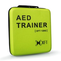 Défibrillateur AED rechargeable XFT-120G à longue autonomie, en plastique, avec télécommande, pour la formation en premiers secours et la formation en RCP