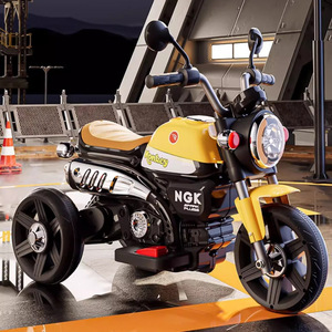 Tricycle électrique pour enfants, double transmission, rechargeable, voiture jouet avec siège pour enfants de 1 à 3 ans - Product Image 1