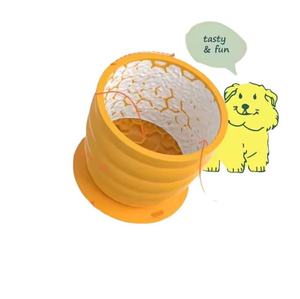 Bol pour chien en silicone anti-étouffement, nouveau design, vente directe d'usine Kinghon, bol pour animaux de compagnie en silicone amusant, antidérapant, bol pour chien à alimentation lente - Product Image 1