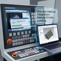 Controlador CNC Inteligente HNC-808xp - Sistema de Control de Movimiento de Fresado de 2/3 Ejes con Ethernet para Prototipos Industriales Complejos