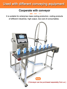 Impresora de Inyección de Tinta Automática para Codificación en Línea, Número de Serie de Código QR con Fecha de Caducidad Variable de Grado Cij de 12,7 mm, Nueva de 2025 - Product Image 2