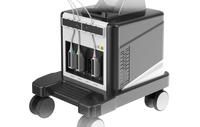 Échographe Doppler Couleur Vétérinaire T9-VET sur Chariot, Double Écran, Scanner d'Échographie Animale pour Chiens, Chats et Animaux de Compagnie (Cardiaque)