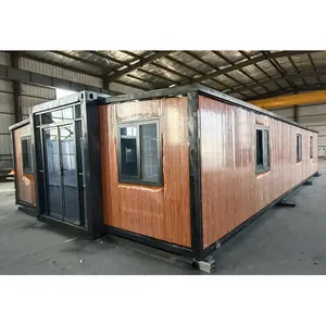 Tiny Eco Modular Home 80 Square Meter Casa Contenedor 3 Cuartos Prefab Container House Homes With Slide Out For Namibia