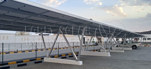 Système de montage solaire en aluminium pour panneaux photovoltaïques étanches, abri de stationnement pour voitures, carport solaire - Product Image 2