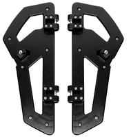Repose-pieds de conducteur en aluminium noir brillant, remplacement pour Street Road Glide 2000-2023 Softail 1986-2017