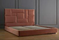 Lit de rangement de luxe en velours, design écologique, mousse éponge confortable et douce, sommier réglable, moderne, taille Queen