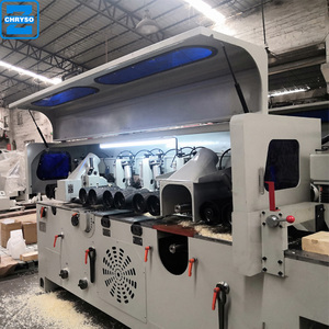 Raboteuse automatique de profil de meuble multi-têtes de moulage coupe-bois à six broches machine à mouler les quatre côtés - Product Image 4