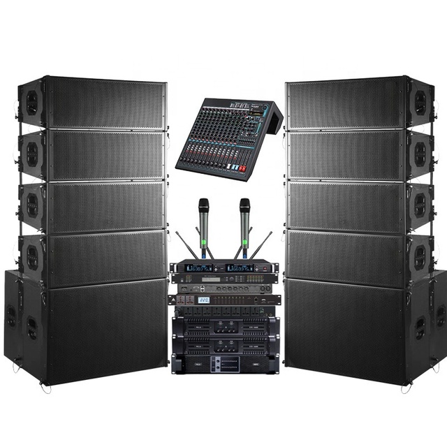 High Quality Passive Double 8 Inch Line Array Speakers High Power Stage Performance Dual 8 Inch Outdoor Sound System