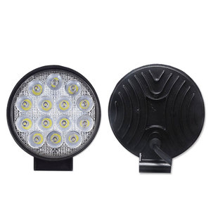 Lampe led de travail tout-terrain de 42w, 4 pouces, lampe led ronde de 45mm pour camion, lampe led 12v, lampe de travail pour camion, SUV, <span class=keywords><strong>tracteur</strong></span>, pelle, SUV, ATV - Product Image 5