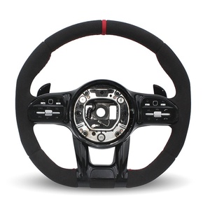 Volante de gamuza personalizado por el fabricante para <span class=keywords><strong>Mercedes</strong></span>-<span class=keywords><strong>Benz</strong></span> W177 <span class=keywords><strong>AMG</strong></span> E63 W212 W221 W166 X253 - Product Image 2