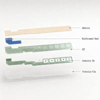 Capteurs à film mince à circuit imprimé flexible (FPC) capacitifs personnalisés en usine, adaptés à l'utilisation dans les circuits d'appareils électroniques