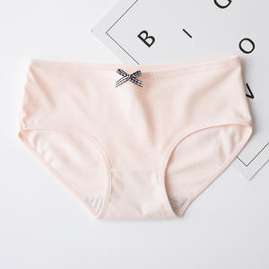 Calzones de Algodón Puro para Mujer, Estilo Informal, Talle Medio, Transpirables, de Punto, con Lazo, Estilo Sólido, Tipo Boyshorts - Product Image 5