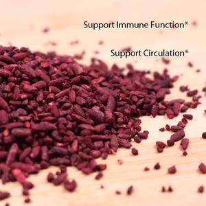 Cápsulas de Arroz de Levadura Roja OEM/ODM, Gran Venta, Apoya la Función Inmunológica y la Circulación Saludables, 120 Cápsulas Vegetarianas - Product Image 3