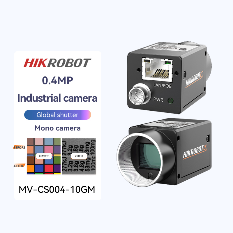 HIKROBOT MV-CS004-10GM Global asli kamera rana mesin visi kamera industri lengan robot kamera kontrol gerak