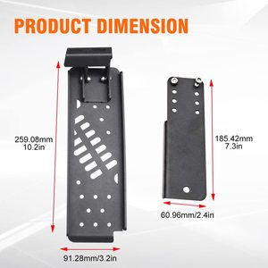 Pedal muerto de reposapiés izquierdo de aluminio para Jeep Wrangler JL/Gladiator JT 2018-2024 - Product Image 6