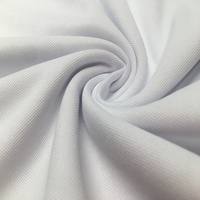 Tissu piqué Delantex Pike de haute qualité 100% polyester blanc pour usage extérieur et sublimation, doublure gratuite, échantillon gratuit