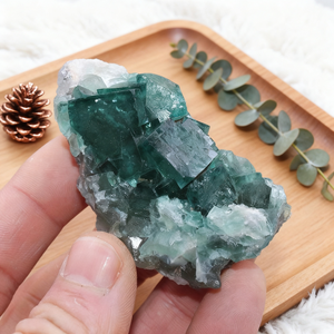 Cristalli Naturali Grezzi all'Ingrosso, Rocce Minerali di Fluorite Verde, Cluster di Specimen per Decorazione - Product Image 4