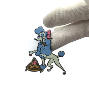 Pin de solapa de esmalte duro giratorio de cadena Rosa <span class=keywords><strong>ambassador</strong></span> en blanco, superventas - Product Image 5