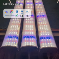 Tube LED linéaire connectable noir/argent pour bureaux commerciaux et industriels, 60cm/120cm/150cm/240cm, 30W/60W/72W/120W, CRI 80 élevé