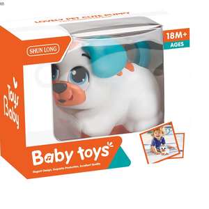 Giocattolo del cane del fumetto di apprendimento di musica dei bambini istruzione precoce ruota da passeggio interattivo di illuminazione a batteria cane giocattolo per i bambini - Product Image 5