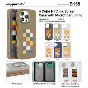 JOYPORODO B131 Nouvelle Arrivée, <span class=keywords><strong>Coque</strong></span> Mobile Intelligente DIY 4 Couleurs à Encre Électronique et Étui de Téléphone NFC Intelligent pour <span class=keywords><strong>iPhone</strong></span> 13 <span class=keywords><strong>14</strong></span> 15 Plus <span class=keywords><strong>Pro</strong></span> <span class=keywords><strong>Max</strong></span> - Product Image 2
