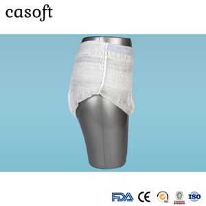 Vente en gros <span class=keywords><strong>Culotte</strong></span> jetable à taille élastique à absorption rapide Couches pour adultes et pantalons en <span class=keywords><strong>plastique</strong></span> - Product Image 5