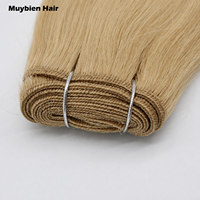 Extensiones de Cabello Tejidas a Máquina de Marca Personalizada, 100g, Doble Trama, Resistentes, Sin Desprendimiento