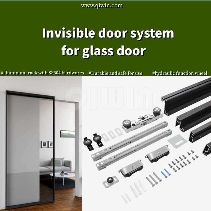 9CE Invisible Soft Closing Glass Pocket Door System - OEM | Wholesale