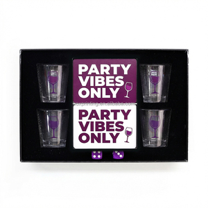 Fabricantes de Juegos de Mesa y Cartas Personalizados al por Mayor para Fiestas de Adultos con Vasos y Copas de Vidrio - Product Image 2