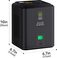 Mini projecteur de scène pour événements, télécommande, 6-10 pieds de hauteur, montage au sol, indice de protection IP33, pour mariages et fêtes d'anniversaire