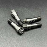 Mandrin à ressort manuel double pince en acier inoxydable HTT haute précision, précision 0,01 mm, pour machines CNC, perçage de trous profonds