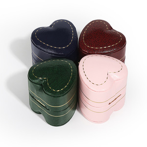 Hộp Trưng Bày Nhẫn Thiết Kế Kiểu Châu Âu Nhỏ Lạ Mắt Mới Hộp Quà Tặng Trang Sức Cầm Tay Tinh Tế Có Bản Lề - Product Image 6