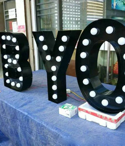 Intérieur/Bureau <span class=keywords><strong>LED</strong></span> Chapiteau Lettres Props 3Ft 4Ft Giant Light up 'Marry Me' Numbers Enseigne lumineuse pour décoration de mariage - Product Image 5