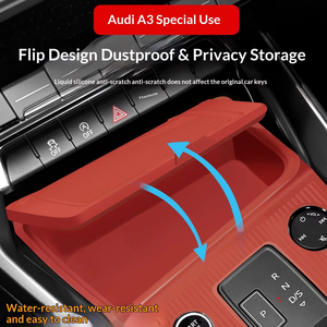 Accesorios de Decoración <span class=keywords><strong>Interior</strong></span> para Automóvil <span class=keywords><strong>Audi</strong></span> <span class=keywords><strong>A3</strong></span> <span class=keywords><strong>Sportback</strong></span>/Limousine, Alfombrilla de Silicona para Consola Central, Modificaciones Interiores, Mejora del <span class=keywords><strong>Interior</strong></span> - Product Image 3