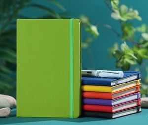 Wholesale A5 Leather Hardcover Notebook with 100 Sheets Customized Daily Planner for Students School <b>Gift</b> - Product Image 2