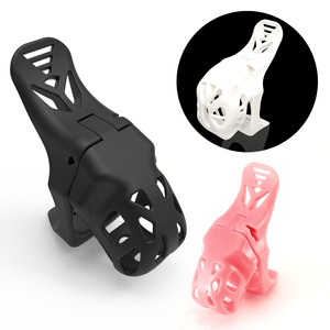 La coda di rondine serratura di castità adatto a tutti gli uomini di vari modelli di giocattoli sessuali per adulti in gabbia - Product Image 1