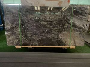 Athena แผ่นบันไดหินอ่อนธรรมชาติสีทอง, ขั้นบันไดหินหรูหราพื้นหลังหินอ่อนวิลล่าสไตล์ใหม่ - Product Image 4