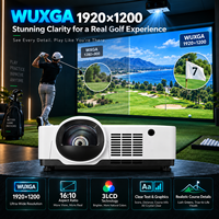 Projecteur immersif 6500 lumens WUXGA 3LCD laser pour simulateur de golf, projection immersive et exposition