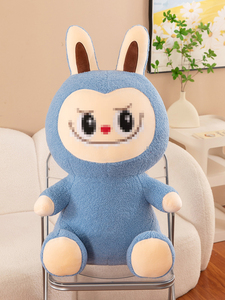 La Cute Cartoon Anime tamaño pequeño juguetes de peluche Unisex suave peluche mono muñeca bordado llavero almohada PP regalo perfecto para niños - Product Image 2