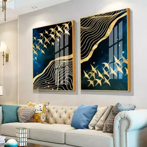 Tranh Cảnh Quan Treo Tường Nghệ Thuật Động Vật Bằng Sứ Pha Lê Hiện Đại Trừu Tượng Trang Trí Thủ Công Khác - Product Image 1