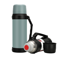 1200ml Grande Capacité En Acier Inoxydable Fiole À Vide Thermos Direct Potable Voyage Bouteille D'eau Pot pour Adultes pour Camping Randonnée